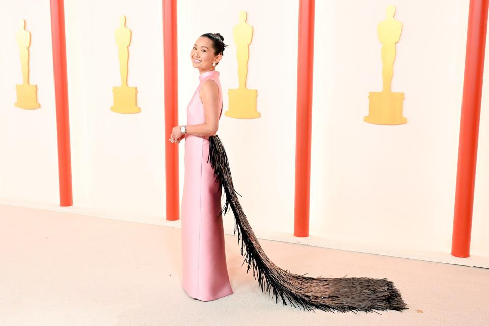 Hong Chau at the 95th Annual Academy Awards held at Ovation Hollywood on March 12, 2023 in Los Angeles, California