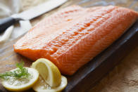 <div class="caption-credit"> Photo by: Corbis</div><div class="caption-title">Salmon Recipes</div>Rich-flavored and still heart-healthy, salmon stakes its claim as the most-searched fish recipe. <br> <ul> <li> <a rel="nofollow" href="http://shine.yahoo.com/shine-food/dinner-tonight-miso-glazed-salmon-butternut-squash-171800633.html" data-ylk="slk:Miso-Glazed Salmon;elm:context_link;itc:0;sec:content-canvas;outcm:mb_qualified_link;_E:mb_qualified_link;ct:story;" class="link  yahoo-link">Miso-Glazed Salmon</a> </li> <li> <a rel="nofollow" href="http://shine.yahoo.com/shine-food/mark-bittman-on-shine-pan-cooked-salmon-with-lentils-2564071.html" data-ylk="slk:Salmon with Lentils;elm:context_link;itc:0;sec:content-canvas;outcm:mb_qualified_link;_E:mb_qualified_link;ct:story;" class="link  yahoo-link">Salmon with Lentils</a> </li> <li> <a rel="nofollow" href="http://shine.yahoo.com/shine-food/dinner-tonight-maple-glazed-salmon-zucchini-cherry-fool-144300180.html" data-ylk="slk:Maple-Glazed Salmon;elm:context_link;itc:0;sec:content-canvas;outcm:mb_qualified_link;_E:mb_qualified_link;ct:story;" class="link  yahoo-link">Maple-Glazed Salmon</a> </li> <li> <a rel="nofollow" href="http://shine.yahoo.com/food/recipes/coconut-salmon-curry-539246.html" data-ylk="slk:Coconut Salmon Curry;elm:context_link;itc:0;sec:content-canvas;outcm:mb_qualified_link;_E:mb_qualified_link;ct:story;" class="link  yahoo-link">Coconut Salmon Curry <br></a> </li> <li> <a rel="nofollow" href="http://shine.yahoo.com/shine-food/gabrielle-hamiltons-salmon-creamy-lemon-rice-173900197.html" data-ylk="slk:Salmon with Creamy Lemon Rice;elm:context_link;itc:0;sec:content-canvas;outcm:mb_qualified_link;_E:mb_qualified_link;ct:story;" class="link  yahoo-link">Salmon with Creamy Lemon Rice </a> </li> </ul> <p> <a rel="nofollow" href="http://recipes.search.yahoo.com/search;_ylt=A2KJ3CbyQrZQtwcA_WSDmolQ;_ylc=X1MDMTM1MTE5NTI2NwRfcgMyBGFvA2FvBGNzcmNwdmlkA1dPTEdtMktKM0NGanhza1FUOW9Xc1JjRFlvdjRRMUMyUkM0QUN6QloEZnIDc2hpbmUEZnIyA3NidG4Ebl9ncHMDMTAEb3JpZ2luA3NycARwcXN0cgNzYWxtb24EcXVlcnkDc2FsbW9uBHNhbwMx?p=salmon&fr2=sb-top&fr=shine&pqstr=salmon" data-ylk="slk:Find More Salmon Recipes>>;elm:context_link;itc:0;sec:content-canvas" class="link ">Find More Salmon Recipes>></a> <br> </p>