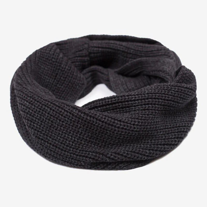 gray infinity scarf