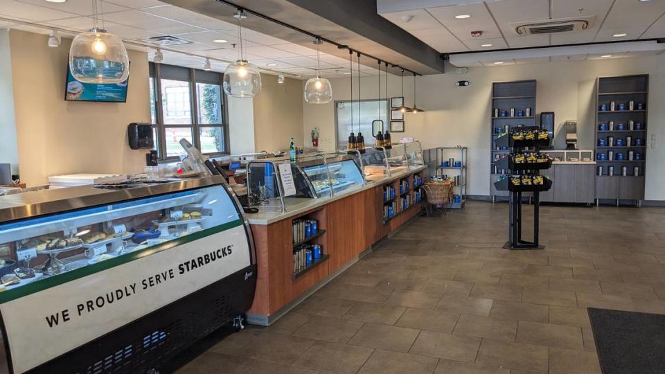 View of the serving counter area at Matt’s Café in Belleville