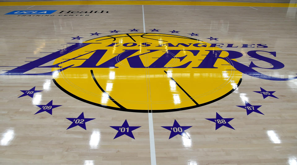 Lakers logo.