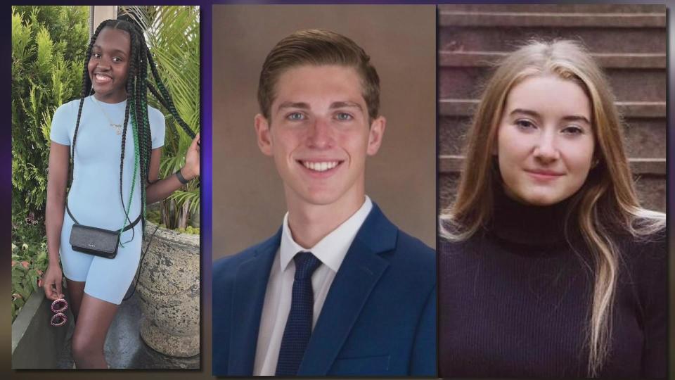 The victims have been identified as Arielle Anderson, a junior also from Grosse Pointe, Brian Fraser, a sophomore from Grosse Pointe, and Alexandria Verner, a junior from Clawson.  / Credit: CBS