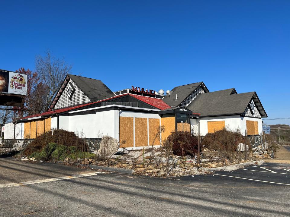 "It's in pretty bad shape," listing agent Jay Cobble of Providence Commercial Real Estate said. The former Misaki Japanese Steakhouse and Sushi Bar will likely be torn down.