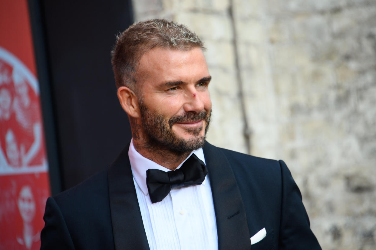 David Beckham attending the Sun Who Cares Wins Awards, at the Roundhouse in London. Picture date: Tuesday September 14, 2021. Photo credit should read: Matt Crossick/Empics