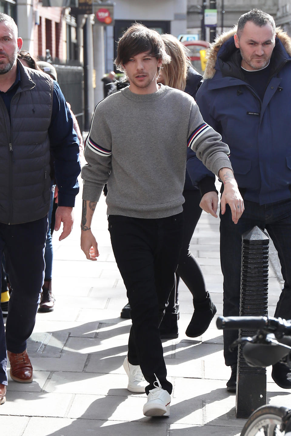 Louis pictured in London on March 7. Photo: Getty