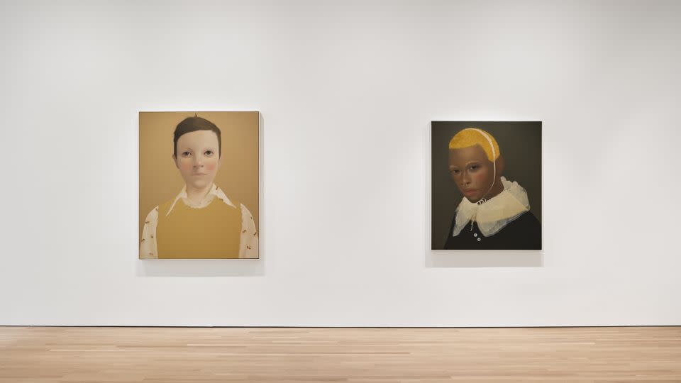 Ball's engaging, enigmatic portraits withhold any narrative about their sitters, instead emphasizing physical and aesthetic characteristics that offer an interpretation of the self. - Olympia Shannon/Courtesy Friedman Gallery