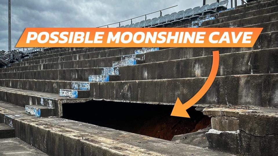 They Might Have Found a Moonshine Cave Underneath North Wilkesboro Speedway photo