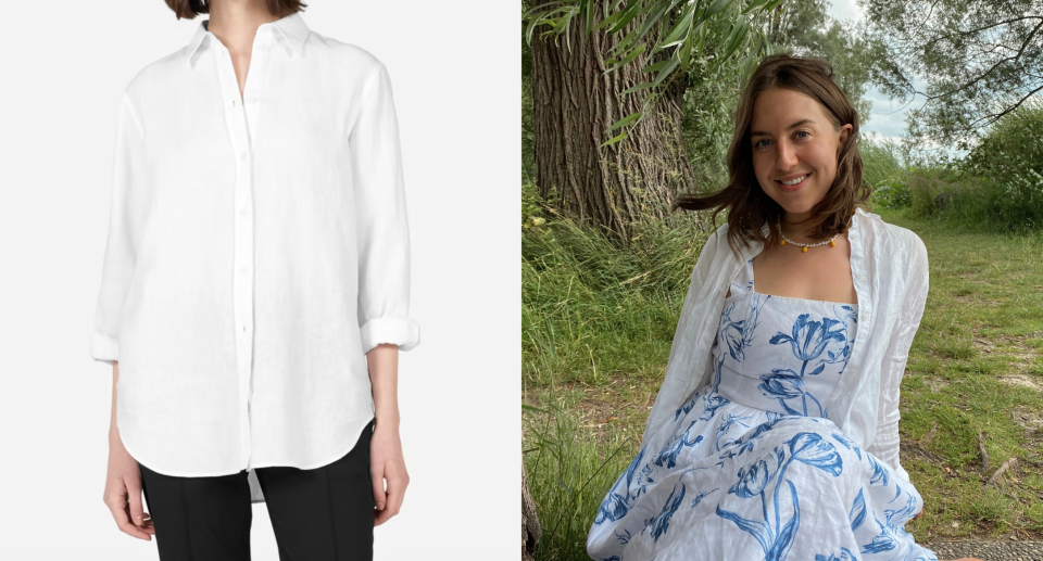 An easy, breezy top you'll wear time and time again (photos via Everlane & author).