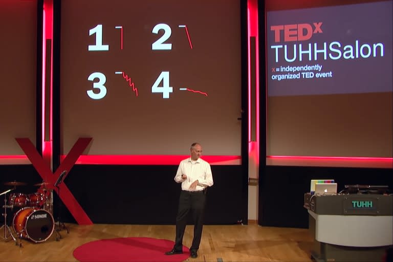 Dr. Thomas Fleischmann present&#xf3; su teor&#xed;a de los cinco pasos de la muerte en una charla TEDx que brind&#xf3; en el 2014 en Hamburgo