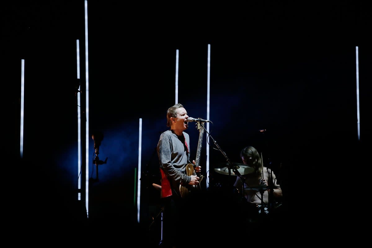 Sigur Ros performs (Getty Images)