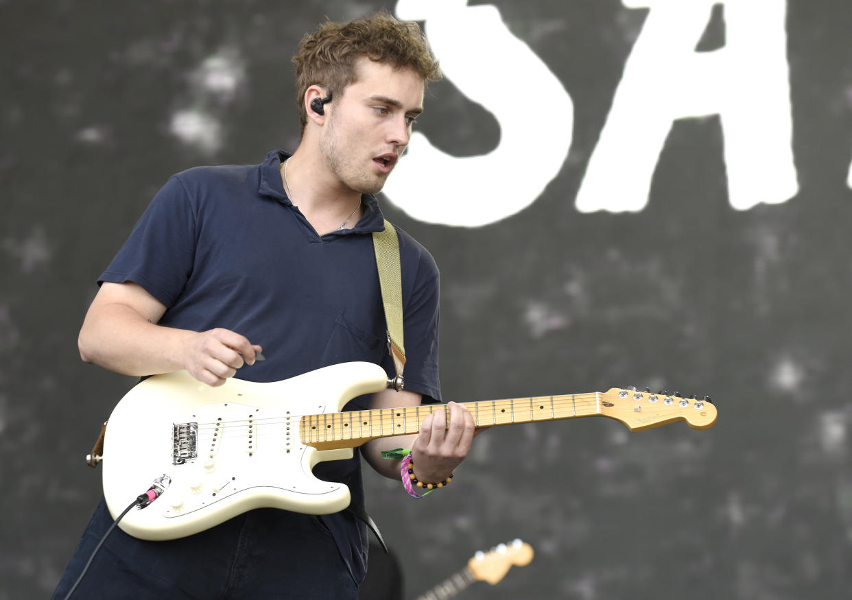 Sam Fender performs at the Outside Lands Music and Arts Festival in August 2022 in San Francisco, California