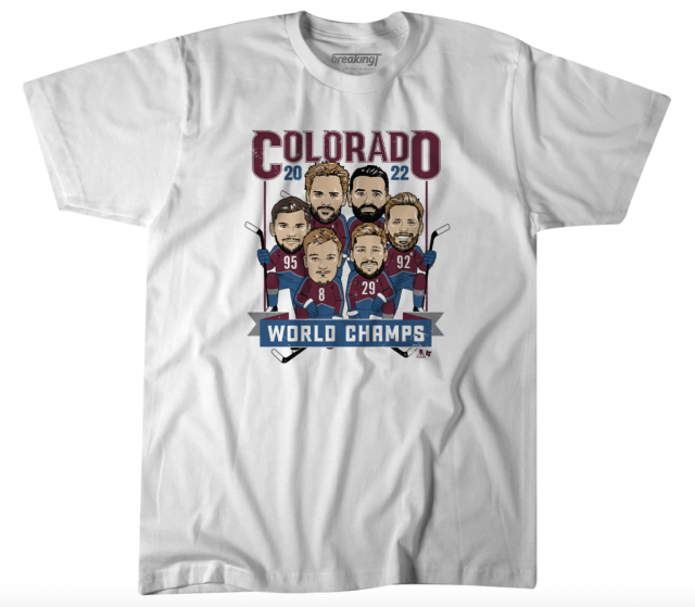 Colorado Avalanche Stanley Cup Champions featuring shirts and hoodies by  breakingT