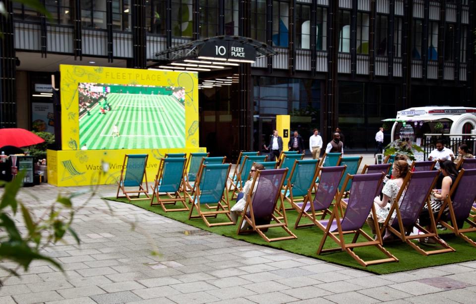 The Fleet Street Quarter is serving up tennis al fresco (Fleet Street Quarter)