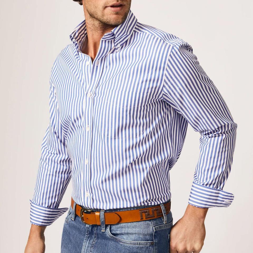 Collis Classic Fit Shirt in Bengal Stripe