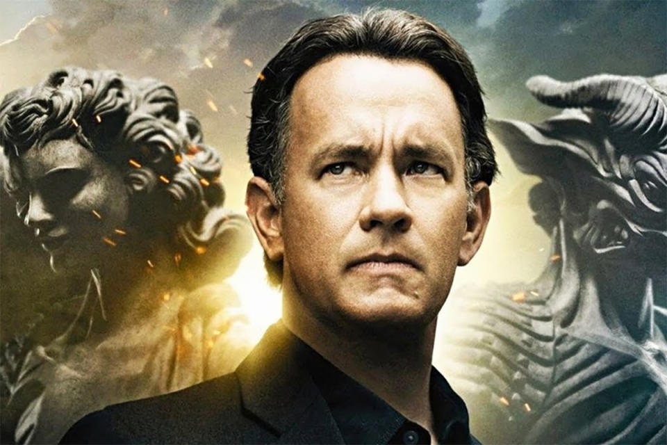 Tom Hanks como Robert Langdom en las adaptaciones de las novelas de Dan Brown