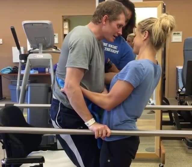 Laura spends up to 10 hours a day with Jonathan. Source: Instagram / laurabpilates