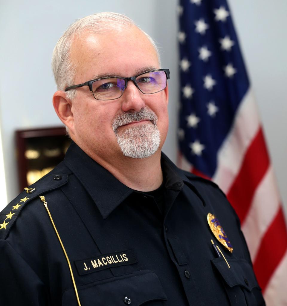 New Wauwatosa Police Chief James MacGillis on Tuesday, Nov. 16, 2021 at Wauwatosa Police Department at 1700 N. 116th St.