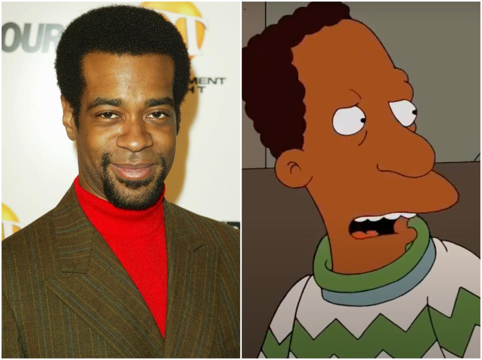 Désert (left) will voice Carl in the season premiere of 'The Simpsons'Getty/Fox