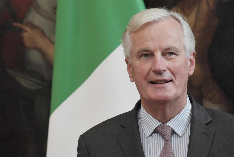 Michel Barnier is visiting Rome on his tour of European capitals: AFP/Getty Images