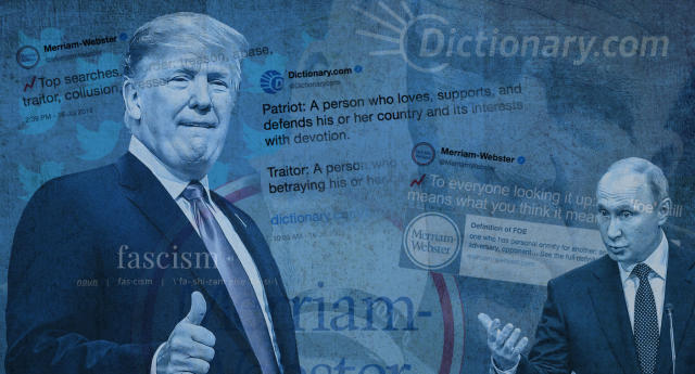 Dictionary.com tweets definition of traitor as Trump comes under fire upon  Helsinki summit - anews
