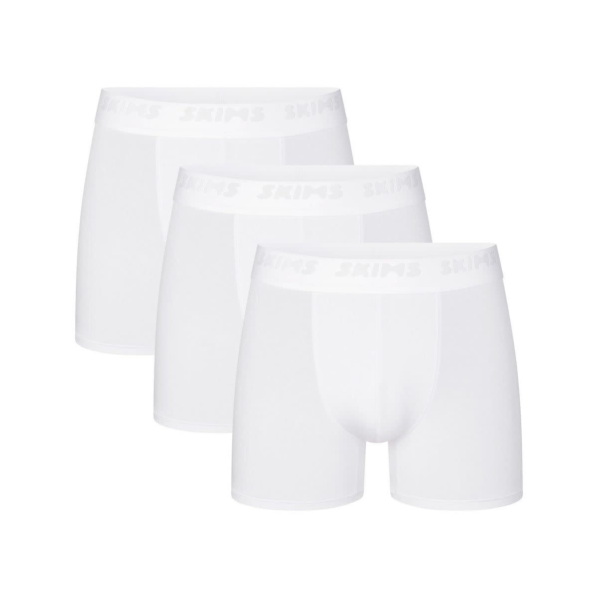 <p><a href="https://go.redirectingat.com?id=74968X1596630&url=https%3A%2F%2Fskims.com%2Fproducts%2Fskims-stretch-mens-3-inch-boxer-brief-3-pack-chalk&sref=https%3A%2F%2F" rel="nofollow noopener" target="_blank" data-ylk="slk:Shop Now;elm:context_link;itc:0;sec:content-canvas" class="link rapid-noclick-resp">Shop Now</a></p><p>Stretch 3" Boxer Brief, 3-Pack</p><p>skims.com</p><p>$52.00</p>