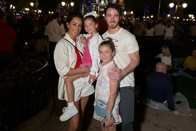 <p>Instagram/kevinjonas</p> Danielle and Kevin Jonas with their daughters Alena and Valentine