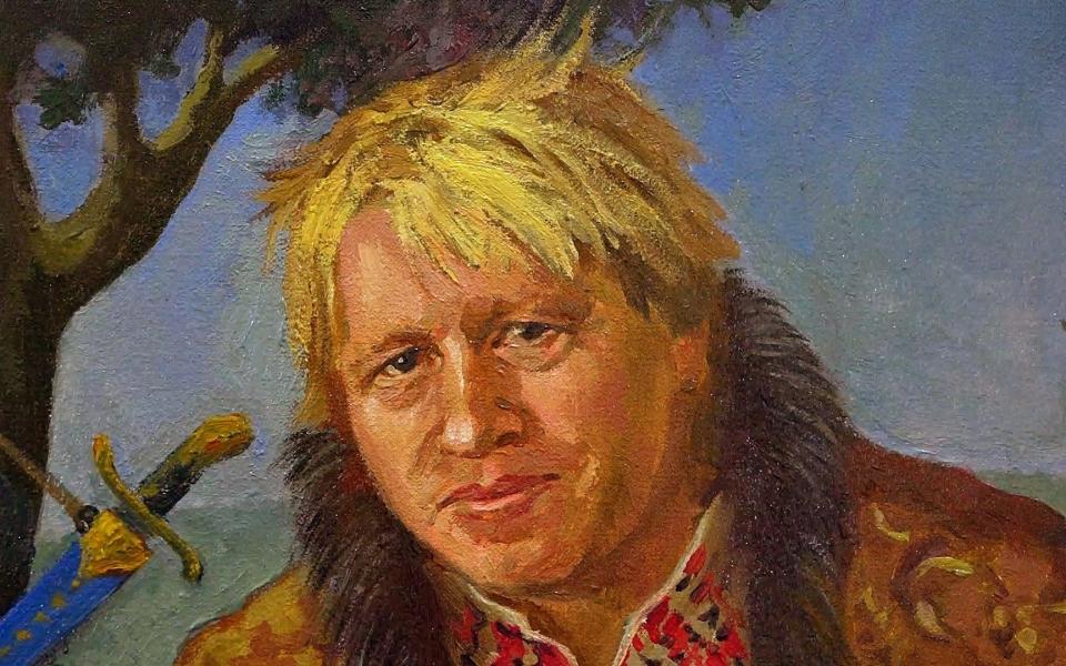 A Cossack chapter in Chernihiv has bestowed the title of a Cossack on Boris Johnson. 