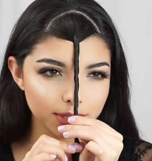 Here’s the secret to cutting your own side bangs