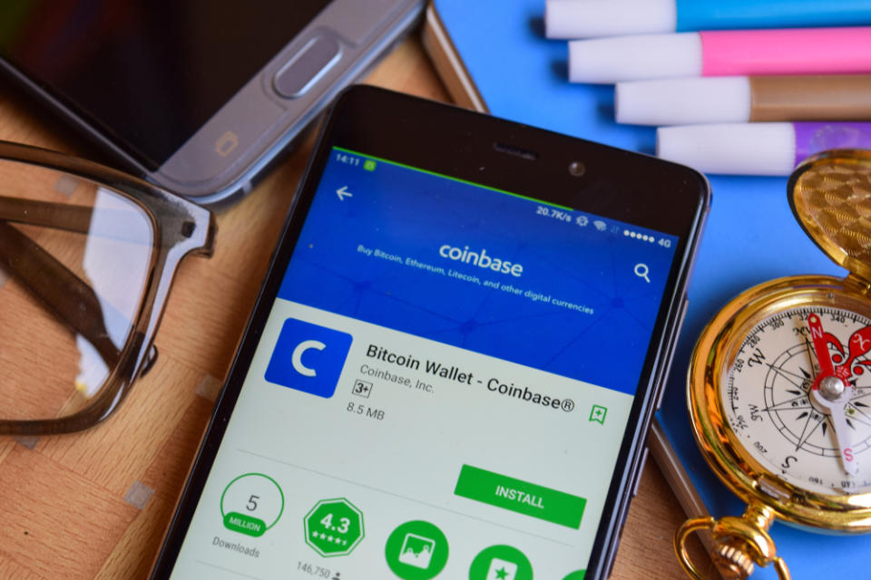 cryptocurrency exchange coinbase app