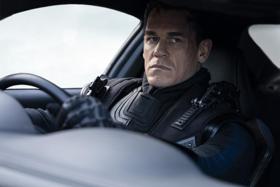 John Cena has gone to the dark side in F9<span class="copyright">Photo Credit: Giles Keyte/Univer—© 2021 UNIVERSAL STUDIOS. All Rights Reserved.</span>