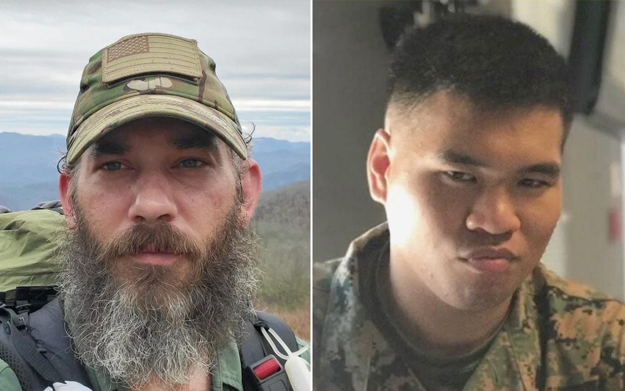 Alexander Drueke (L) and Andy Huynh (R) have been captured by Russian forces in Kharkiv