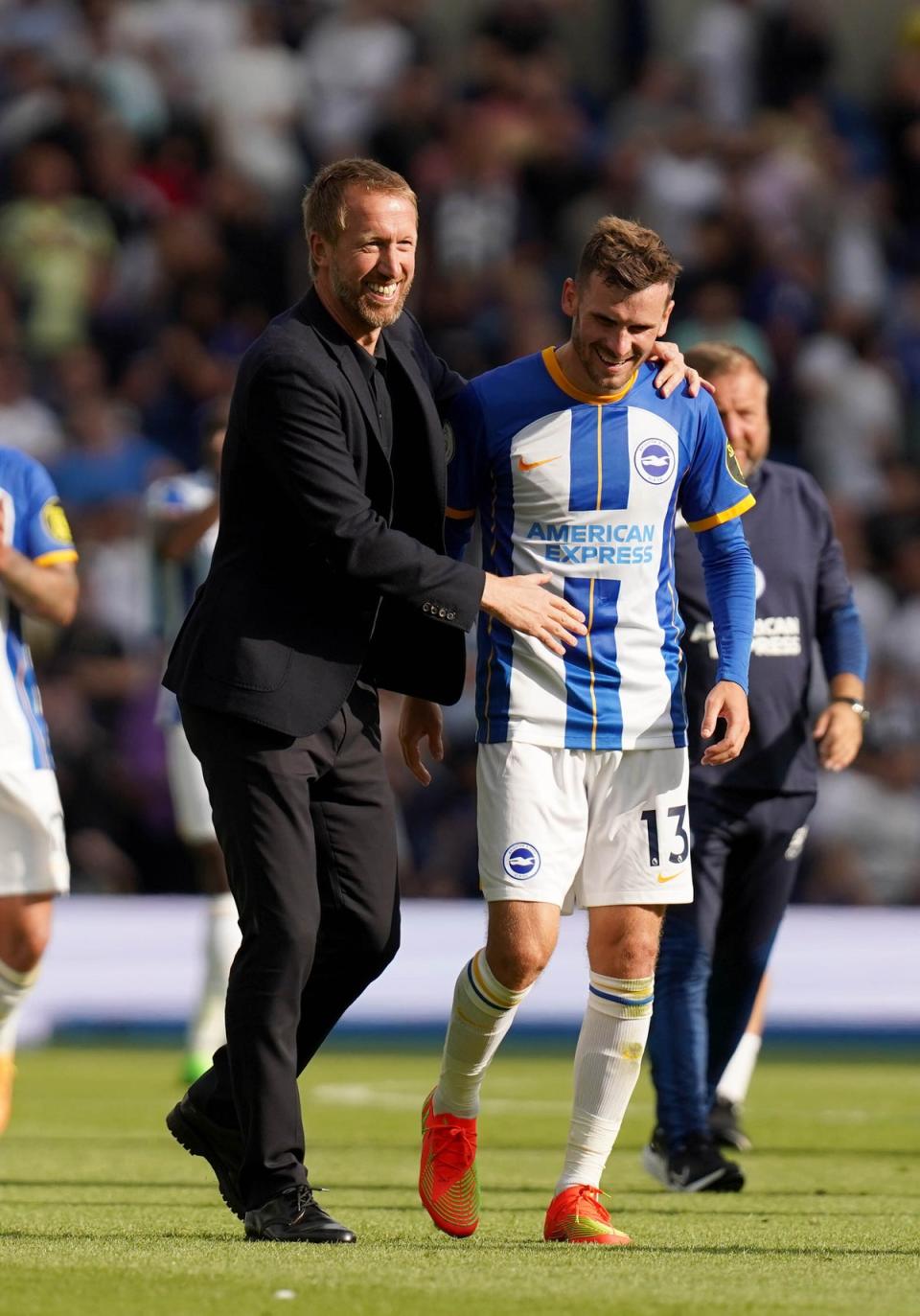 Graham Potter believes Pascal Gross is playing the best football of his career (Gareth Fuller/PA) (PA Wire)