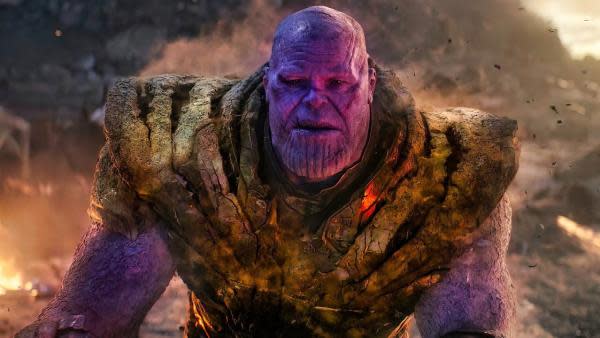 Thanos antes de morir en Avengers: Endgame (Marvel Studios)