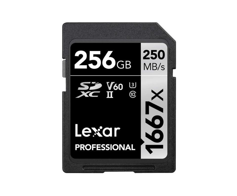 Lexar professional 256GB UHS-II SD card: Was £87.25, now £49.99, Amazon.co.uk (Amazon)