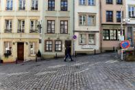 FILE PHOTO: View of the grund quarter in central city of Luxembourg,