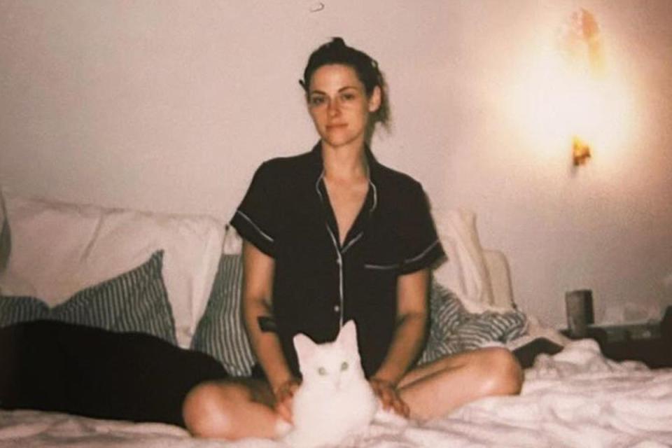 <p>Dylan Meyer/Instagram</p> Kristen Stewart via Dylan Meyer