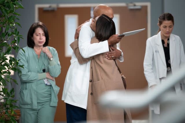 <p>Disney/Anne Marie Fox</p> From left: James Pickens Jr. and Kelly McCreary