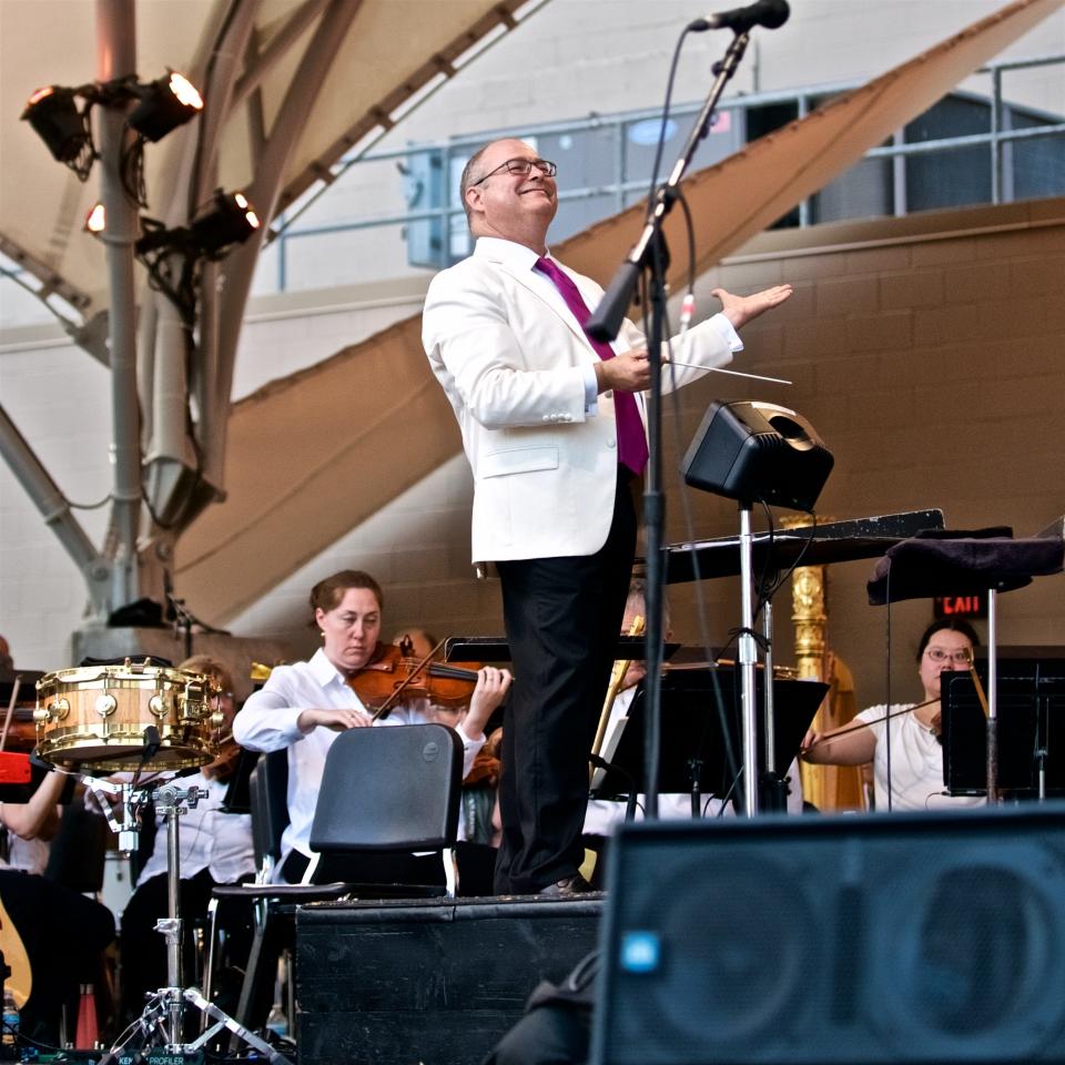 Columbus Symphony Principal Pops Conductor Stuart Chafetz conducted concerts over the summer as part of Picnic With the Pops.