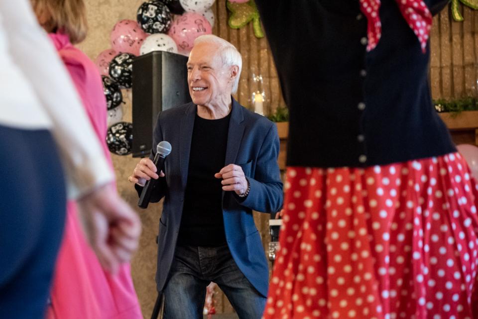 Legendary disc jockey Jerry Blavat, also known as the "Geator with the Heater," joined the residents of Luther Woods Nursing Home and Rehabilitation Center in Horsham for a Sock Hop Sunday, March 8, 2020.