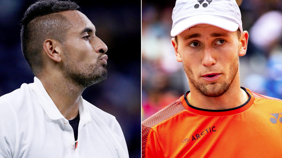 Nick Kyrgios and Casper Ruud have engaged in a war of words since playing in Rome. 