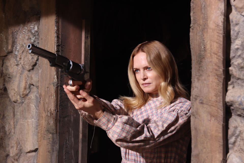 Heather Graham as Pandora in the horror/thriller PLACE OF BONES, a release from The Avenue (photo courtesy of The Avenue)