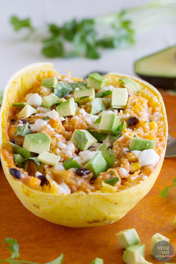 Southwestern Stuffed Spaghetti Squash