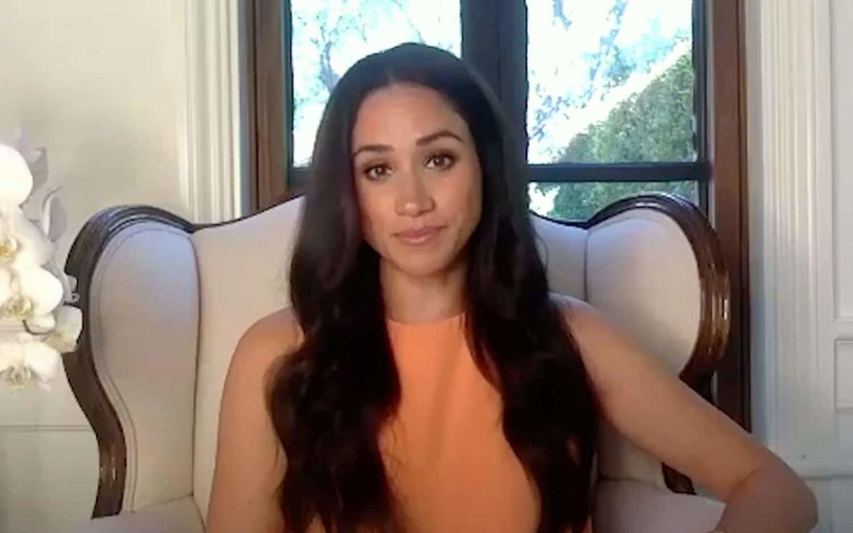 Meghan Markle has revealed she is “happy to be home” after a years-long absence from the US, saying she was ready to use her voice in a way she had “not been able to of late.”   - The 19th News/YouTube