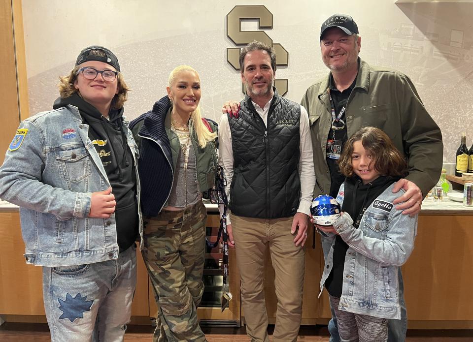 Gwen Stefani's Sons Apollo and Zuma Look All Grown Up as They Pose with