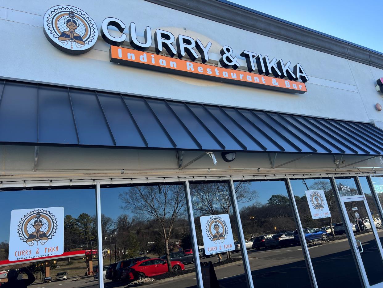 Curry and Tikka Indian restaurant in Nashville on Jan. 9, 2024