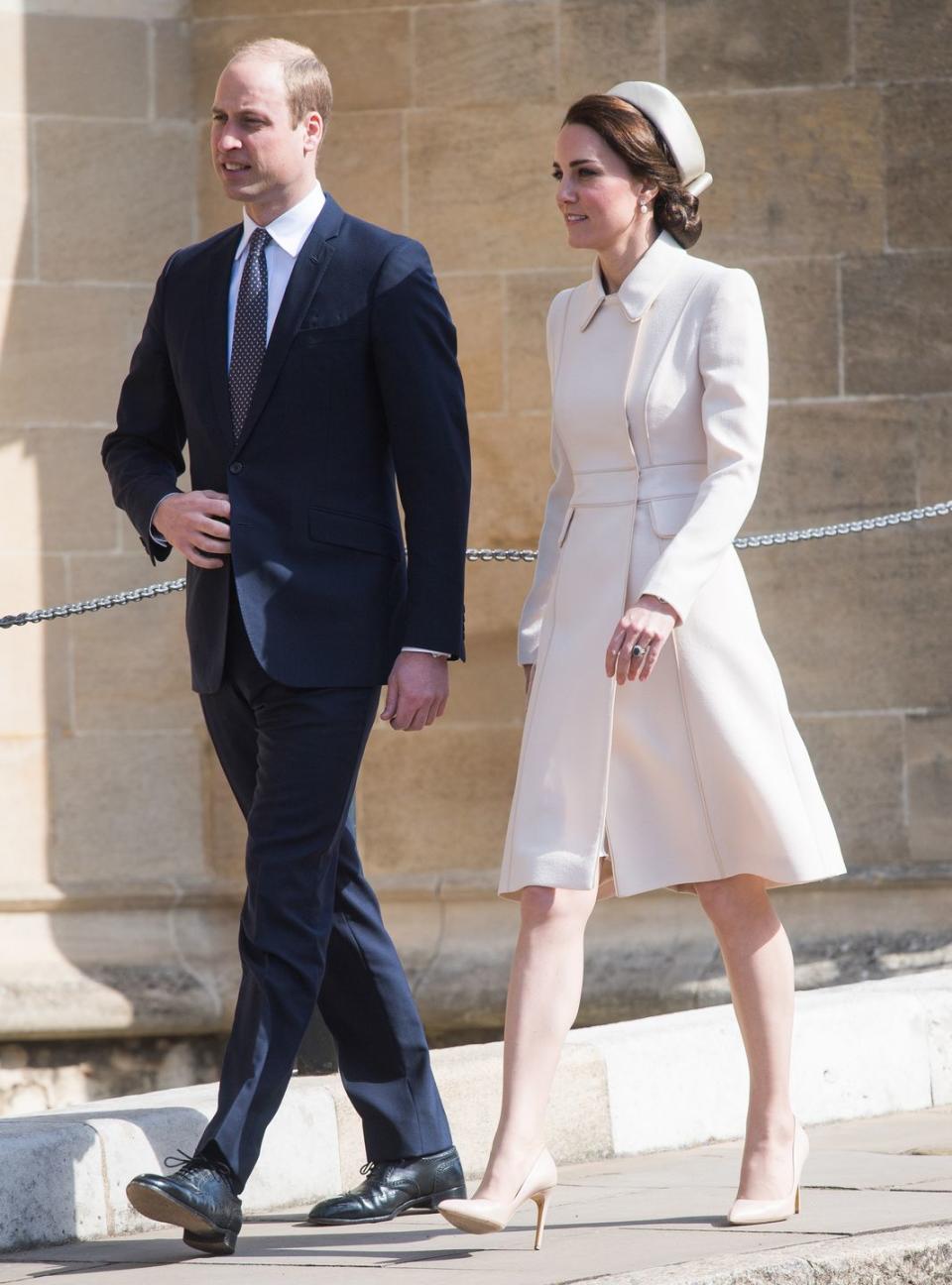 the royal family attend easter day service in windsor