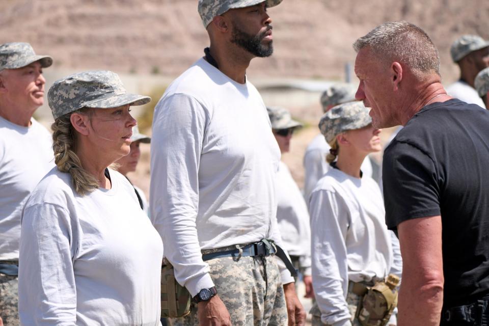 SPECIAL FORCES: WORLD'S TOUGHEST TEST: L-R: Kate Gosselin with Director Staff Billy in SPECIAL FORCES: WORLD'S TOUGHEST TEST premiering Wednesday, Jan. 4