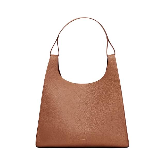 The Rita Leather Hobo in tan