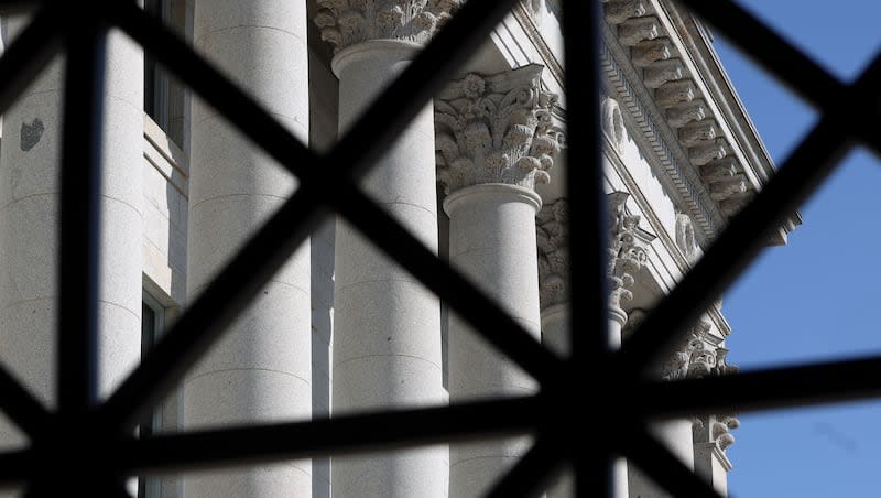 The exterior of the Capitol in Salt Lake City is pictured on Friday, Feb. 23, 2024. Consideration of a proposed amendment that would raise the vote threshold to 60% to pass some initiatives appears to have stalled in the Legislature.