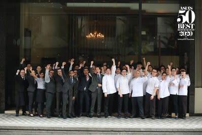 Les Amis in Singapore is the 2020 winner of the Gin Mare Art of Hospitality Award. Determined by Asia’s 50 Best Restaurants voting Academy, the Gin Mare Art of Hospitality Award recognises a restaurant that demonstrates outstanding service and exceptional hospitality.